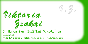 viktoria zsakai business card